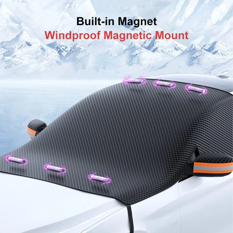 ST-3959 Snow Cover Front Windshield Strong Magnetic Adsorption Car Windshield Cover Oxford Cloth Comprehensive Protection - Window Foils & Solar Protection by PMC TechLife | Online Shopping South Africa | PMC TechLife | Buy Now Pay Later Mobicred