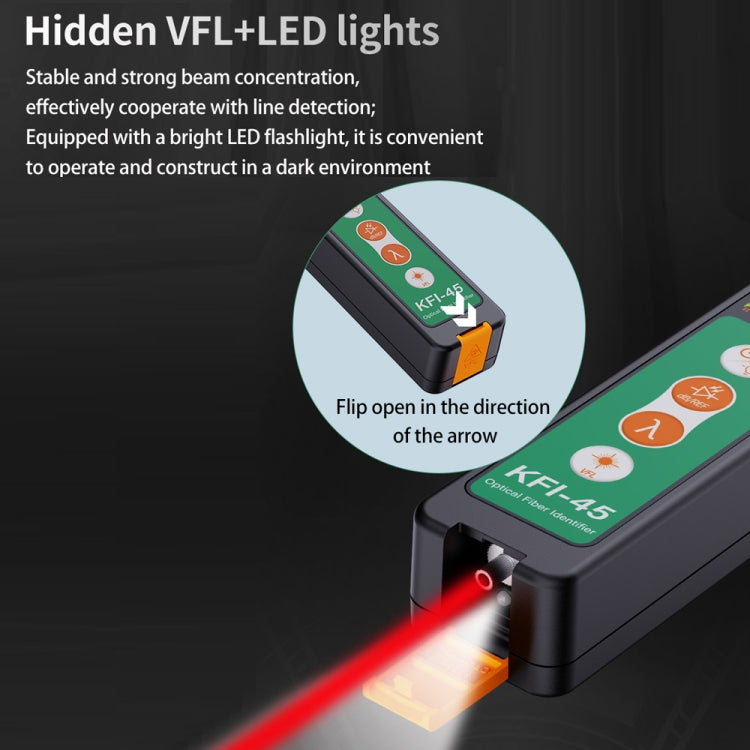 Komshine Optical Fiber Signal Direction Identification Instrument, Model: KFI-45-G - Fiber Optic Test Pen by Komshine | Online Shopping South Africa | PMC Jewellery | Buy Now Pay Later Mobicred