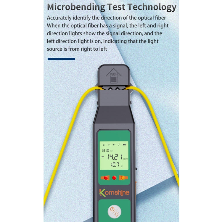Komshine Optical Fiber Signal Direction Identification Instrument, Model: KFI-45-G - Fiber Optic Test Pen by Komshine | Online Shopping South Africa | PMC Jewellery | Buy Now Pay Later Mobicred