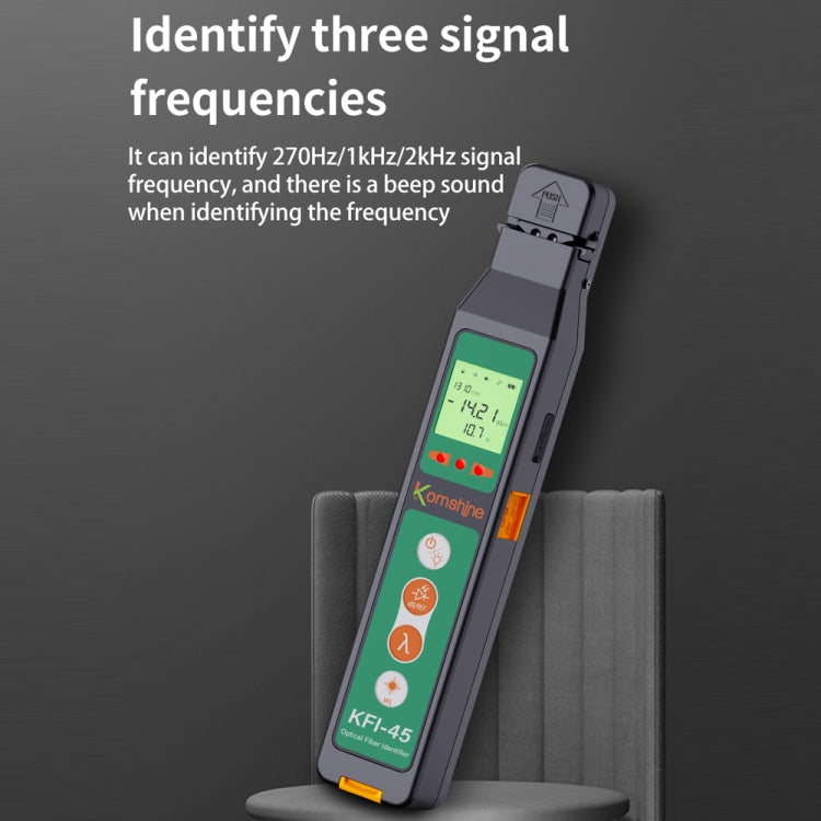 Komshine Optical Fiber Signal Direction Identification Instrument, Model: KFI-45-L - free shipping - PMC TechLife - Order now!