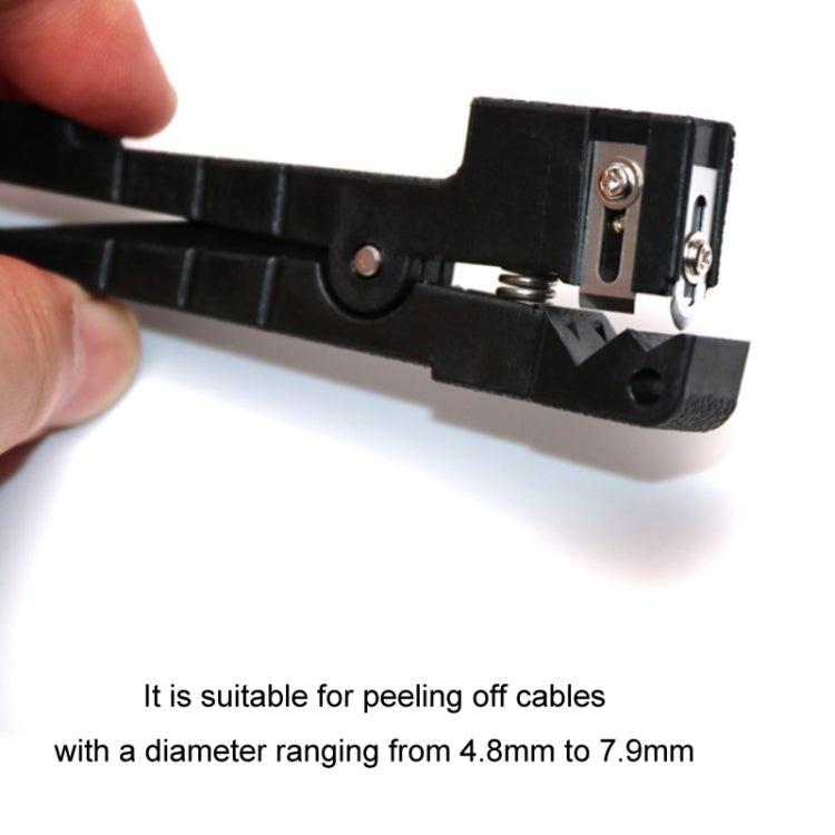 Komshine Horizontal Loose Tube Stripper Fiber Optic Cable Stripping Tool(45-165) - free shipping - PMC Jewellery - Order now!