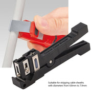 Komshine Horizontal Loose Tube Stripper Fiber Optic Cable Stripping Tool(45-165)