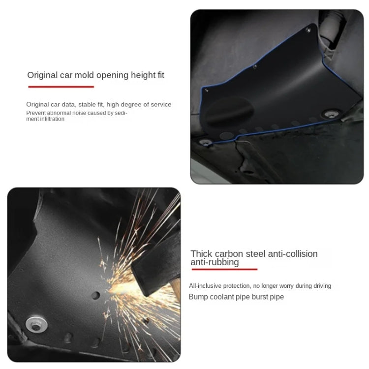 For Tesla  Model 3 Car Coolant Guard Board Chassis Pipe Protection Baffle Engine Battery Condenser Case - Anti Collision Sticker by PMC TechLife | Online Shopping South Africa | PMC TechLife | Buy Now Pay Later Mobicred