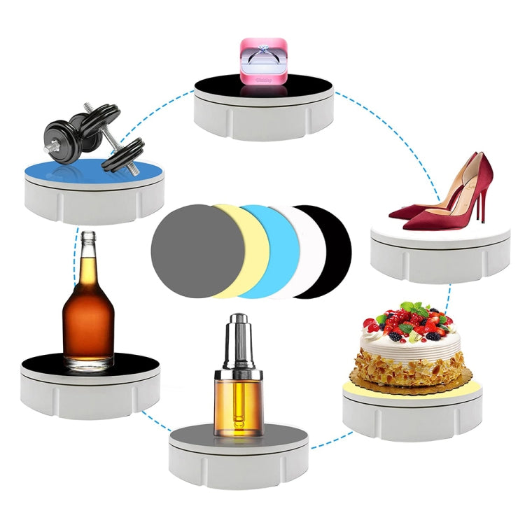 Rotating Booth PVC Background Board Live Product Display Accessories, Random Color Delivery, Specification: 22cm - free shipping - PMC Jewellery - Order now!