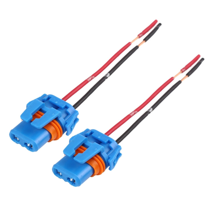 1pair For 9005 Car Headlight Socket Light Holder Plug With Cable - Wires by PMC TechLife | Online Shopping South Africa | PMC TechLife | Buy Now Pay Later Mobicred