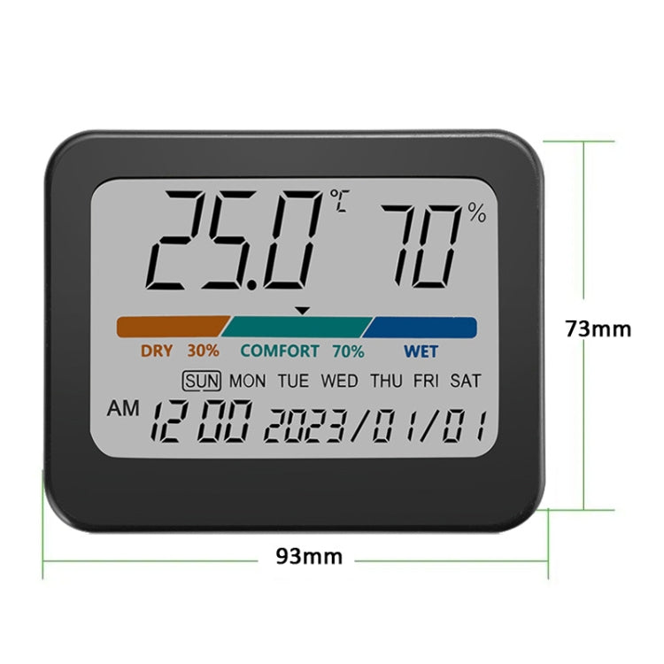 Indoor Temperature And Humidity Monitor Thermometer Hygrometer With Perpetual Calendar - Indoor Thermometer by PMC TechLife | Online Shopping South Africa | PMC TechLife