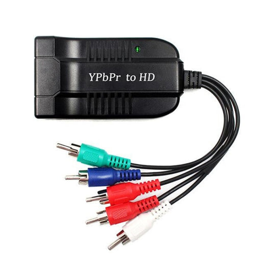 1080P Component To HDMI Adapter Cable YPbPr To HD Interface HD Converter(Black) - Converter by PMC Jewellery | Online Shopping South Africa | PMC Jewellery | Buy Now Pay Later Mobicred