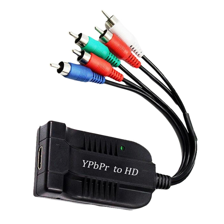 1080P Component To HDMI Adapter Cable YPbPr To HD Interface HD Converter(Black) - Converter by PMC Jewellery | Online Shopping South Africa | PMC Jewellery | Buy Now Pay Later Mobicred