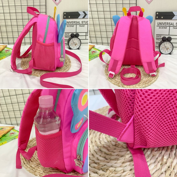 Children Schoolbag Shoulder Bag Girls Cute Cartoon Butterfly Backpack(Rose Red) - Double-shoulder Bags by PMC TechLife | Online Shopping South Africa | PMC TechLife | Buy Now Pay Later Mobicred
