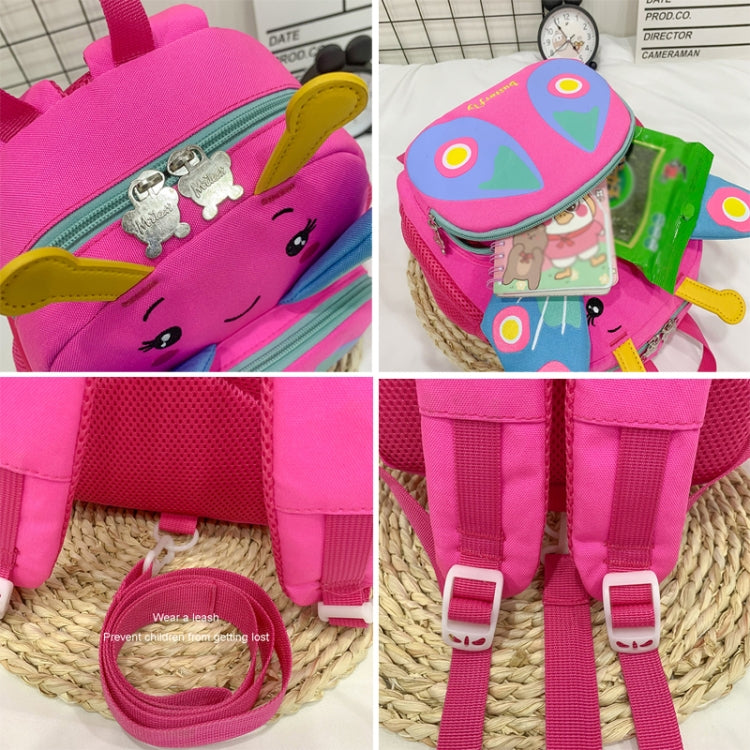 Children Schoolbag Shoulder Bag Girls Cute Cartoon Butterfly Backpack(Purple) - Double-shoulder Bags by PMC TechLife | Online Shopping South Africa | PMC TechLife | Buy Now Pay Later Mobicred