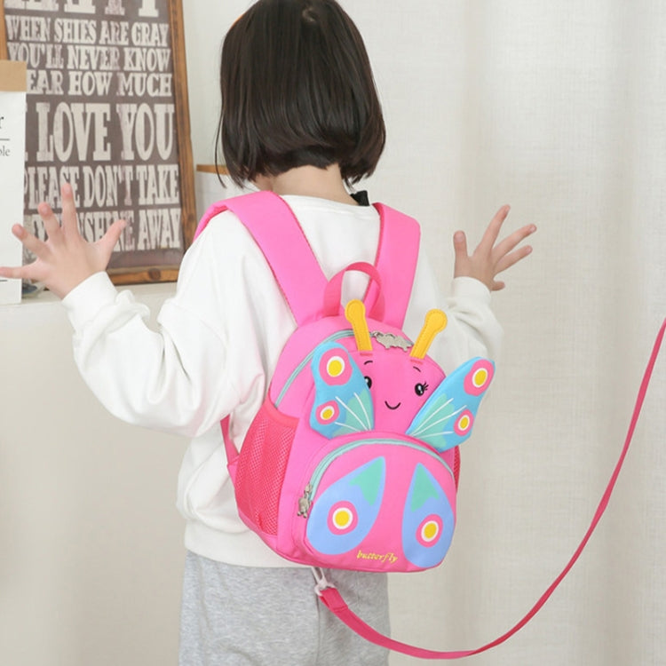 Children Schoolbag Shoulder Bag Girls Cute Cartoon Butterfly Backpack(Rose Red) - Double-shoulder Bags by PMC TechLife | Online Shopping South Africa | PMC TechLife | Buy Now Pay Later Mobicred