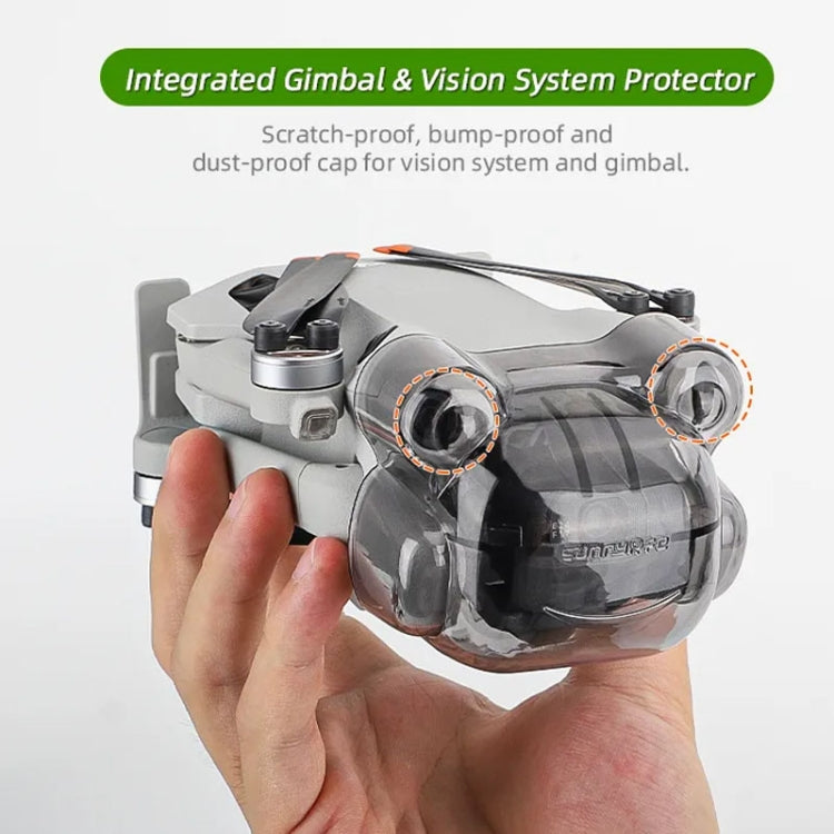 Sunnylife N4P-G710 For DJI Mini 4 Pro Integrated Gimbal Protector Camera Lens Cover Dust-proof Cap(Transparent Gray) - free shipping - PMC TechLife - Order now!