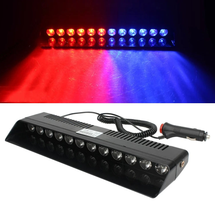12 LED Car Front Suction Cup High Brightness Strobe Light(Red Blue) - Warning Lights by PMC TechLife | Online Shopping South Africa | PMC TechLife | Buy Now Pay Later Mobicred