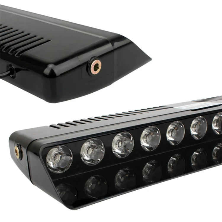 12 LED Car Front Suction Cup High Brightness Strobe Light(Red White) - Warning Lights by PMC TechLife | Online Shopping South Africa | PMC TechLife | Buy Now Pay Later Mobicred