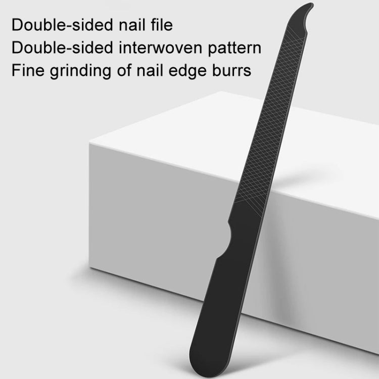 6pcs /Set Portable Nail Clipper Kit Household Nail Clipper Pedicure Tools, Color: Dark Green