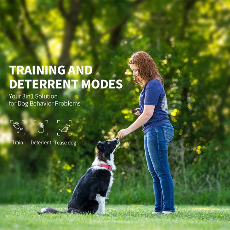 LED Flashing Light Handheld Ultrasonic Bark Arrester Frequency Conversion Dog Training Device(Gray+Orange) - Training Aids by PMC TechLife | Online Shopping South Africa | PMC TechLife | Buy Now Pay Later Mobicred