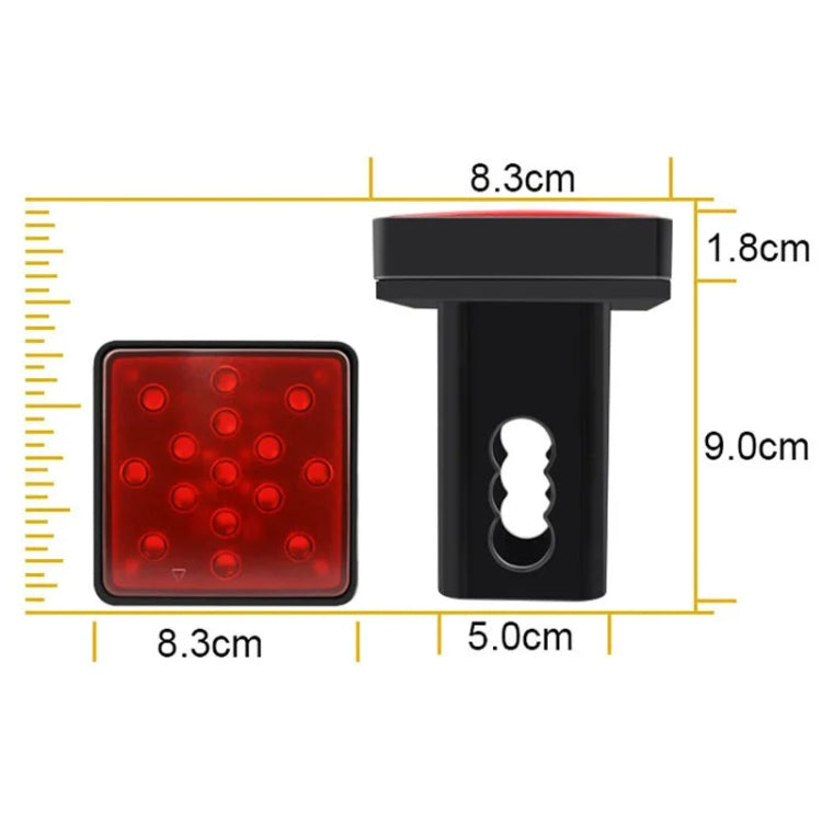 Automotive LED Trailer Lights Universal Rear Brake Lights, Color: Black Shell 15 Light - Warning Lights by PMC TechLife | Online Shopping South Africa | PMC TechLife | Buy Now Pay Later Mobicred