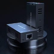 PWAY 165ft/50m HDMI To RJ45 Network Port 1080P Lossless Transmission Extender(Transmitter+Receiver)