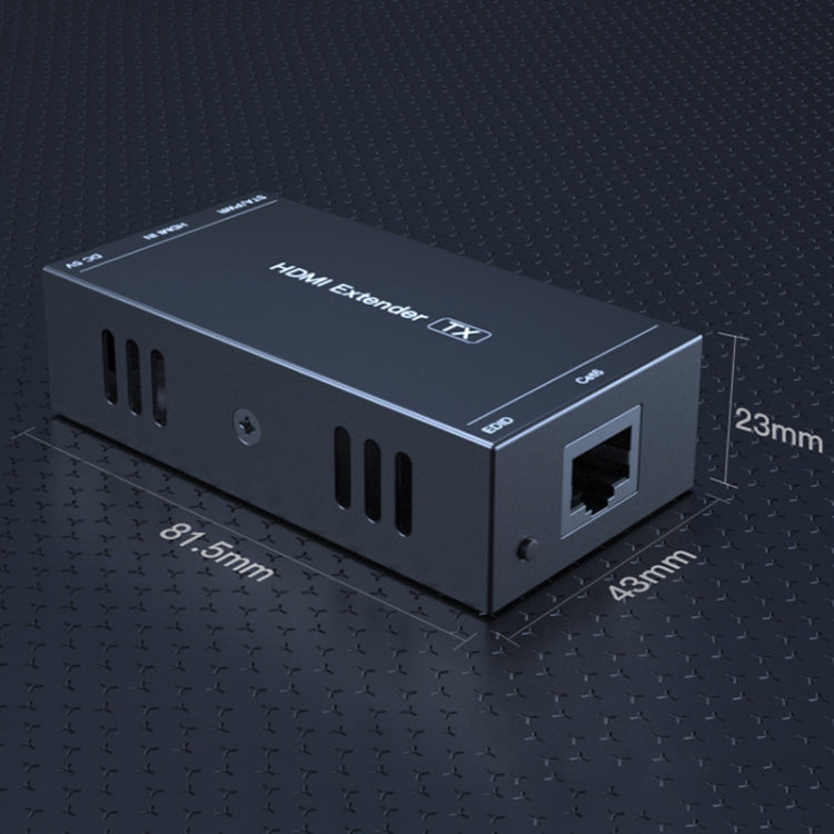 PWAY 165ft/50m HDMI To RJ45 Network Port 1080P Lossless Transmission Extender(Transmitter+Receiver)