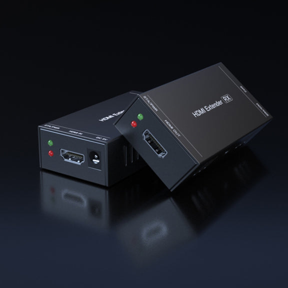 PWAY 165ft/50m HDMI To RJ45 Network Port 1080P Lossless Transmission Extender(Transmitter+Receiver)