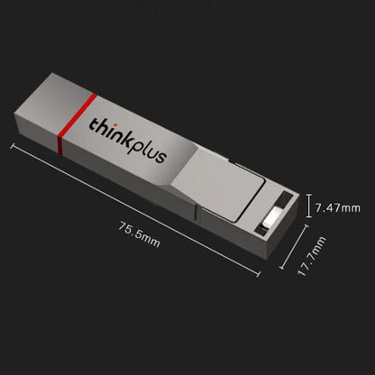Lenovo Thinkplus TU280PRO USB3.2+Type-C Dual Interface Solid State U Disk, Memory: 256GB(Dark gray) - free shipping - PMC Jewellery - Order now!