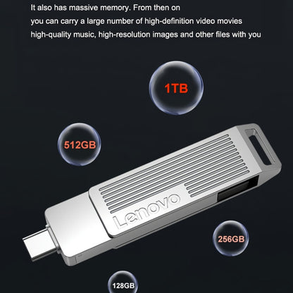 Lenovo SX5 Pro USB3.2+Type-C Dual Interface Mobile Solid State Flash Drive, Memory: 512GB(Silver) - free shipping - PMC Jewellery - Order now!