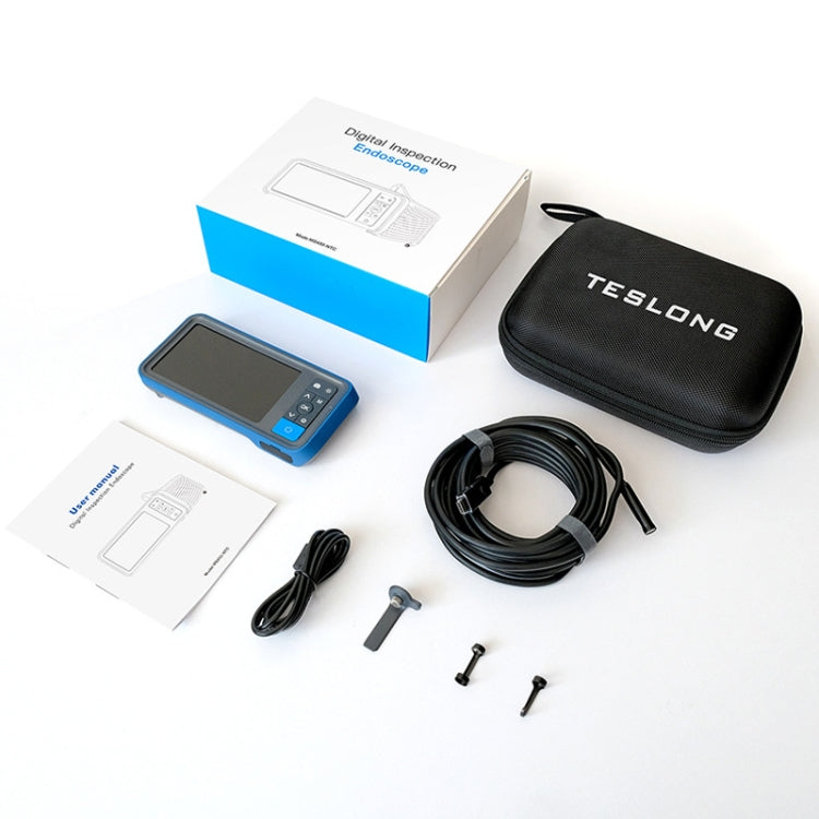 TESLONG MS450 8mm Dual Lens HD 4.5 Inch Large Screen Borescope Auto Repair Tool, 5M - free shipping - PMC Jewellery - Order now!