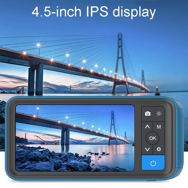 TESLONG MS450 8mm Dual Lens HD 4.5 Inch Large Screen Borescope Auto Repair Tool, 5M - free shipping - PMC Jewellery - Order now!