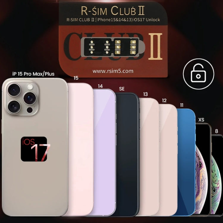 R-SIM CLUB 2 Unlock Card For IOS18 System iPhone Series - Unlock SIM Card by PMC TechLife | Online Shopping South Africa | PMC TechLife | Buy Now Pay Later Mobicred
