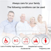 CACAZI C20 Two To Three Wireless Pager For The Elderly Home Care Water-resistant Emergency Pager, EU Plug(Black)