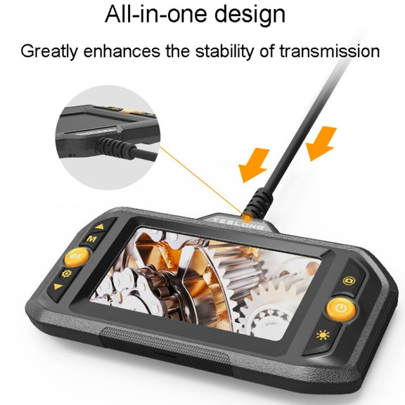 Teslong TS43S HD Camera Probe 4.3 Inch Screen All-In-One Industrial Borescope Auto Repair Tools, Specification: 8.0mm Dual Lens