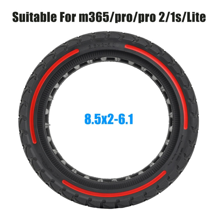 8.5 x 2 inch Colorful Flick Off-road Honeycomb Tires for Xiaomi M365 / Pro / Pro 2 / 1S / Lite(Red) - Accessories & Parts by PMc TechLife | Online Shopping South Africa | PMc TechLife | Buy Now Pay Later Mobicred