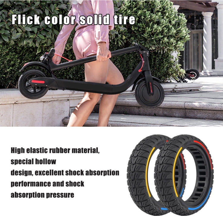 8.5 x 2 inch Colorful Flick Off-road Honeycomb Tires for Xiaomi M365 / Pro / Pro 2 / 1S / Lite(Red)