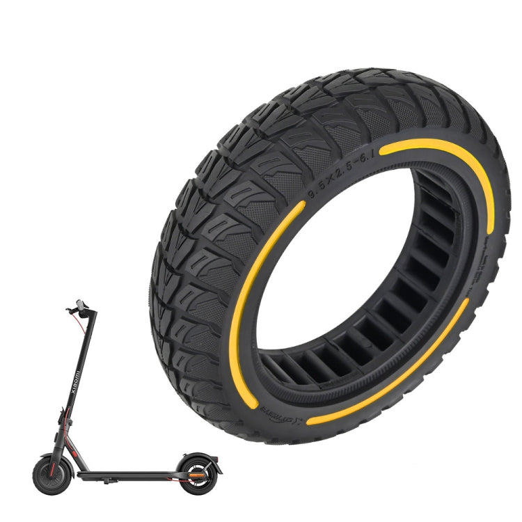 10 x 2.5-7 Inch Colorful Flick Off-Road Honeycomb Tires For Xiaomi Scooter 4 / 4 Pro(Yellow) - Accessories & Parts by PMc TechLife | Online Shopping South Africa | PMc TechLife | Buy Now Pay Later Mobicred