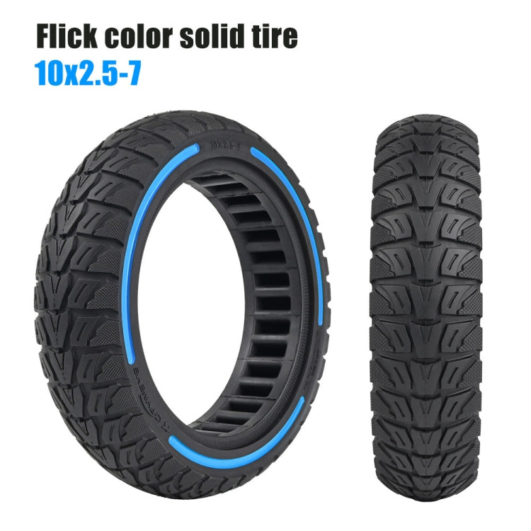 10 x 2.5-7 Inch Colorful Flick Off-Road Honeycomb Tires For Xiaomi Scooter 4 / 4 Pro(Yellow) - Accessories & Parts by PMc TechLife | Online Shopping South Africa | PMc TechLife | Buy Now Pay Later Mobicred