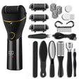 10pcs/set Household Electric Dead Skin Peeling Foot Grinder, Color: Black - Grinding Tools & Accessories by PMC TechLife | Online Shopping South Africa | PMC TechLife