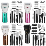 10pcs/set Household Electric Dead Skin Peeling Foot Grinder, Color: Pink