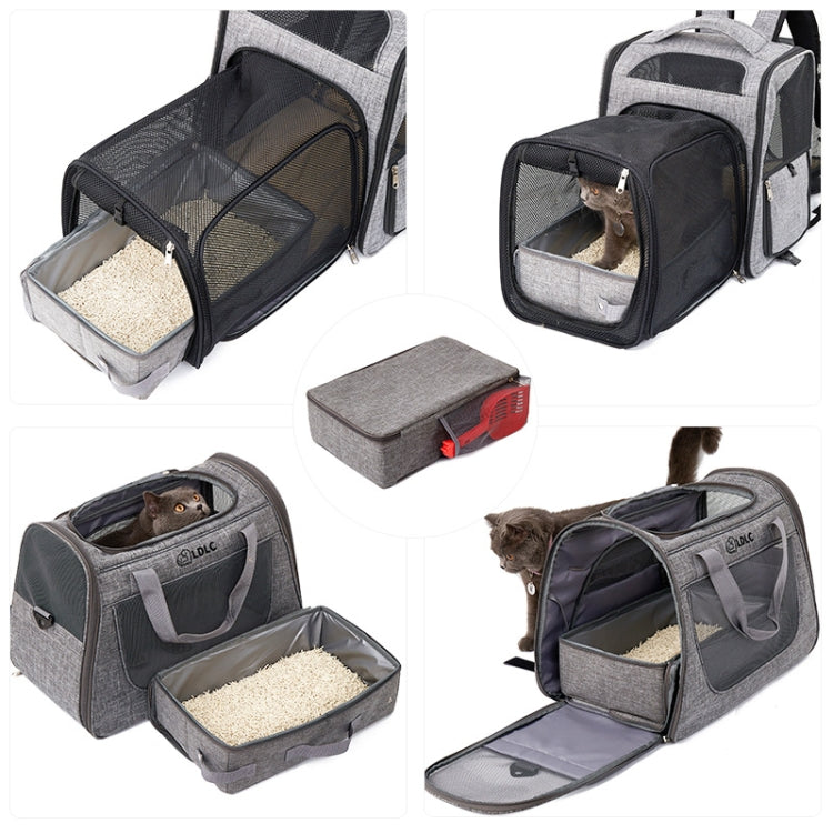 24x40cm Foldable Oxford Cloth Portable Cat Litter Box Pet Bag - Litter & Housebreaking by PMC TechLife | Online Shopping South Africa | PMC TechLife | Buy Now Pay Later Mobicred