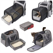 24x40cm Foldable Oxford Cloth Portable Cat Litter Box Pet Bag