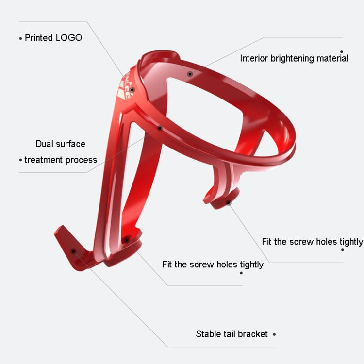 ENLEE R-50 Plastic Bicycle Bottle Cage Road And Mountain Bike Cylinder Holder Cycling Accessories(Purple)