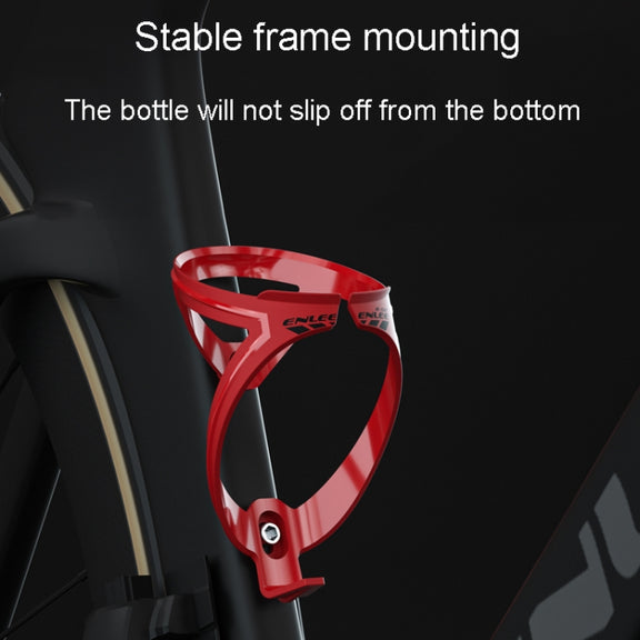 ENLEE R-50 Plastic Bicycle Bottle Cage Road And Mountain Bike Cylinder Holder Cycling Accessories(Purple)