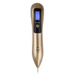 9 Gears Mole Spotting Pen LCD Home Laser Mole Spot Sweeping Beauty Instrument Without Shoot Light(Gold) - free shipping - PMC TechLife - Order now!