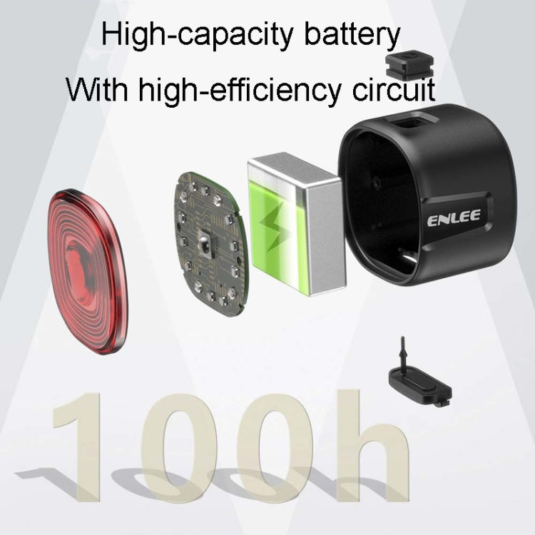 ENLEE EN09 Bicycle Tail Light Bright Warning Light For Night Riding Highway Motorcycle Lights, Model: Ordinary Model - Taillights by ENLEE | Online Shopping South Africa | PMC TechLife | Buy Now Pay Later Mobicred