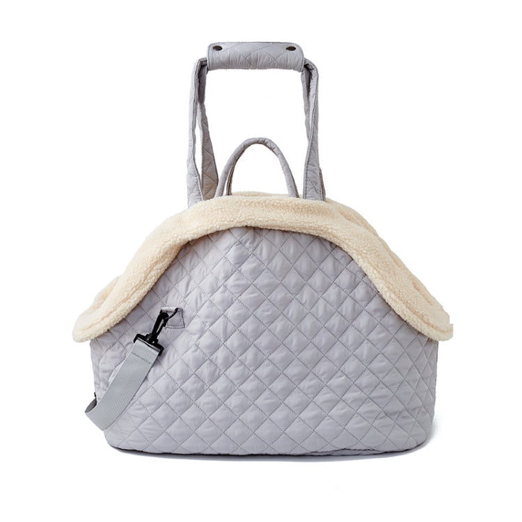 Pet Handbag Autumn And Winter Shoulder Cat Outing Bag, Color: Large Light Gray - Pet Bags by PMC TechLife | Online Shopping South Africa | PMC TechLife | Buy Now Pay Later Mobicred
