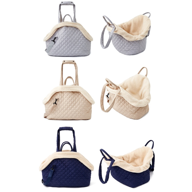 Pet Handbag Autumn And Winter Shoulder Cat Outing Bag, Color: Large Light Gray - Pet Bags by PMC TechLife | Online Shopping South Africa | PMC TechLife | Buy Now Pay Later Mobicred