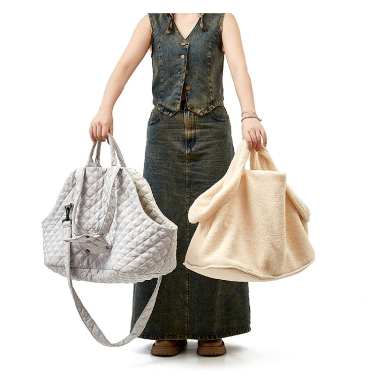 Pet Handbag Autumn And Winter Shoulder Cat Outing Bag, Color: Large Light Gray - Pet Bags by PMC TechLife | Online Shopping South Africa | PMC TechLife | Buy Now Pay Later Mobicred