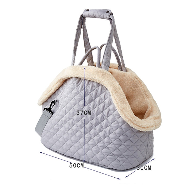 Pet Handbag Autumn And Winter Shoulder Cat Outing Bag, Color: Large Beige Camel - Pet Bags by PMC TechLife | Online Shopping South Africa | PMC TechLife | Buy Now Pay Later Mobicred