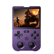 AMPOWN XU10 Handheld Game Console 3.5-Inch IPS Screen Linux System Portable Video Arcade 256G(Purple)