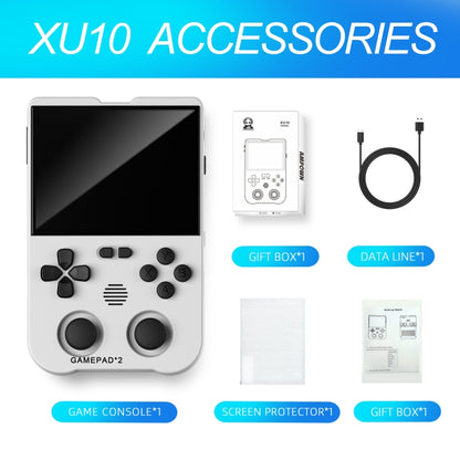 AMPOWN XU10 Handheld Game Console 3.5-Inch IPS Screen Linux System Portable Video Arcade 256G(Grey) - free shipping - PMC Jewellery - Order now!