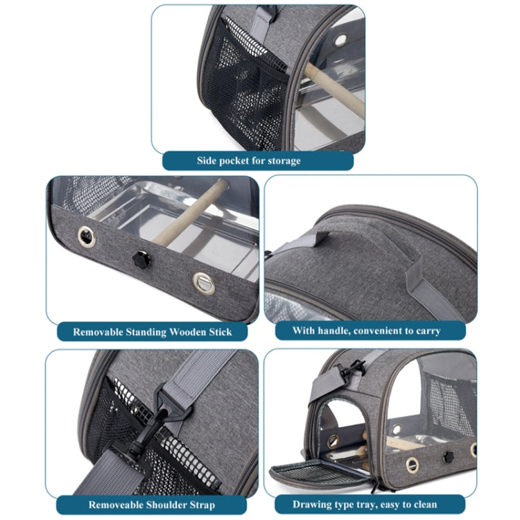 33x26x24cm Portable Foldable Birdcage Oxford Cloth Hamster Rabbit Squirrel Pet Outing Bag - Pet Bags by PMC TechLife | Online Shopping South Africa | PMC TechLife | Buy Now Pay Later Mobicred